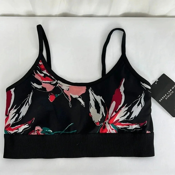 Athleta DEREK LAM IOC Limited Edition Printed Gramercy Bra Size XS NWT - Picture 1 of 7